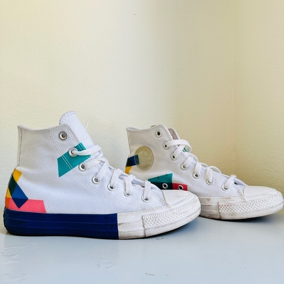 Converse Other - Converse Limited edition multicolor ankle shoes Size W 6 M 4